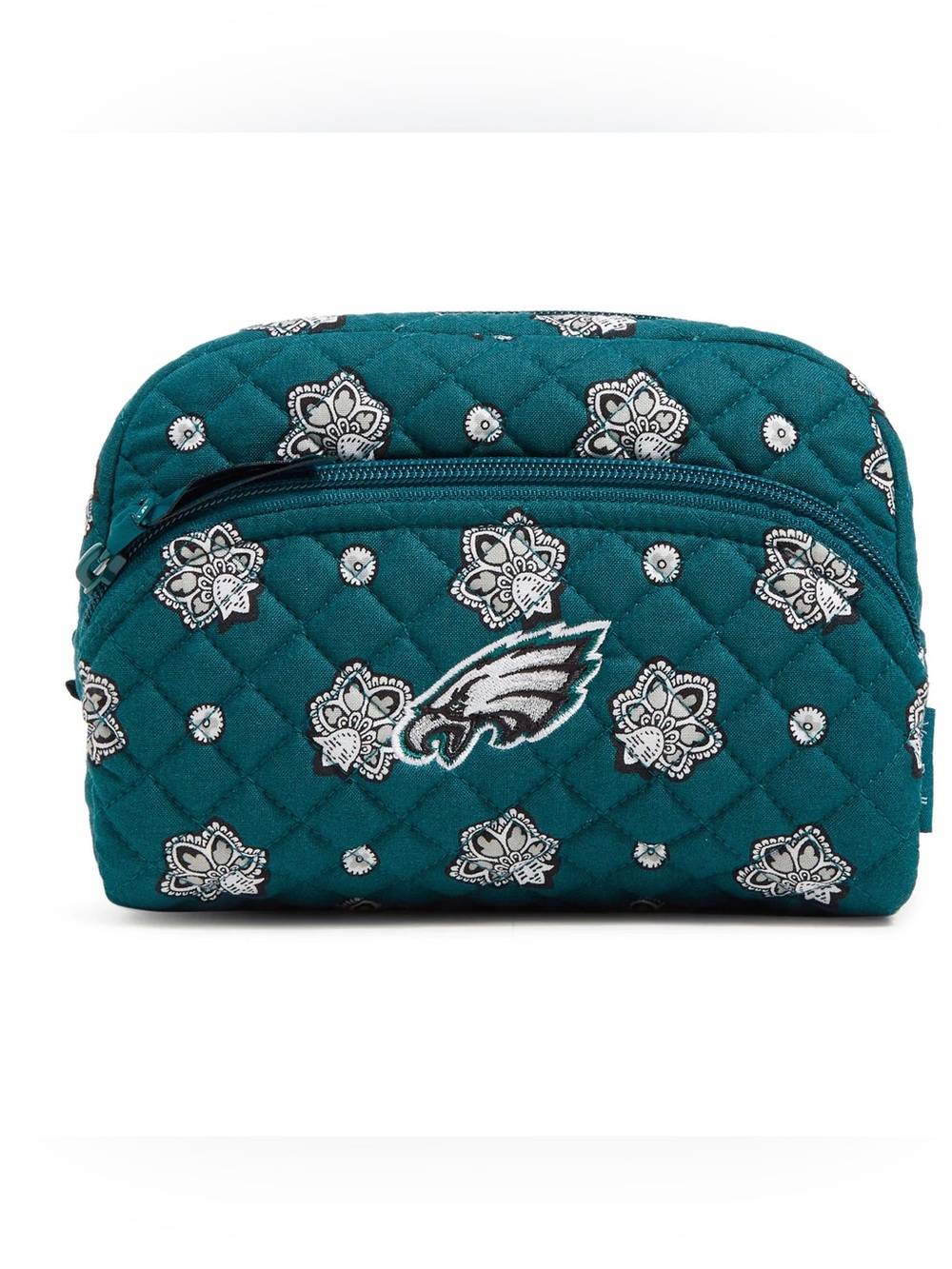 NWOT Vera Bradley limited edition medium Philadelphia Eagles cosmetic bag case